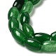 Chapelets de perles de jade teintes naturelles G-M402-A01-09-3