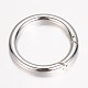 Alloy Spring Gate Rings X-PALLOY-D348-22P-1