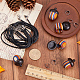 Sunnyclue kit fai da te per realizzare collane con medaglione di ghiande WOOD-SC0001-59A-3