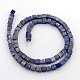 Cube Natural Lapis Lazuli Beads Strands G-P057-02-2