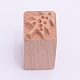 Timbres en bois&nbsp;DIY-WH0189-61B-1