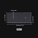 Acryl-Lucency-Ohrring-Ausstellungsständers EDIS-WH0013-01-3