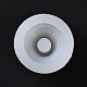 Diy ラウンド燭台シリコーン金型  面白い北京鍋型キャンドル ホルダー型  樹脂用  ジェッソ  セメントクラフト作り  ホワイト  9.5x5.7cm SIMO-P002-G01-3