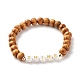 Handgefertigte Heishi-Perlen-Stretcharmbänder aus Fimo BJEW-JB07280-4