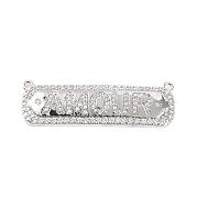 Подвески из кубического циркония с покрытием из латуни KK-M282-34P