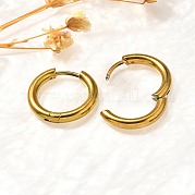 Серьги-кольца из нержавеющей стали 304 для женщин EJEW-M068-15J-G