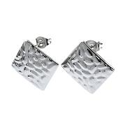 Серьги-гвоздики из нержавеющей стали 201 EJEW-K270-16P