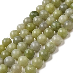 Natürlichen grünen Jade Perlen Stränge&nbsp;G-K340-A02-03