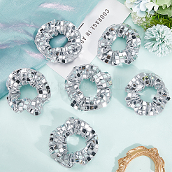 24 Stück elastisches Haar-Accessoire aus Polyester&nbsp;AJEW-CN0003-80