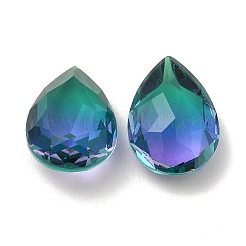 Cabochons à facettes en verre strass k9&nbsp;GGLA-B002-02B