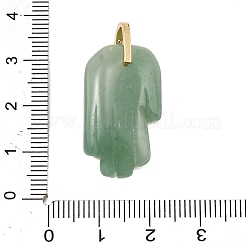 Pendentifs sculptés en aventurine verte naturelle&nbsp;GG-CBA5963-01J-NH