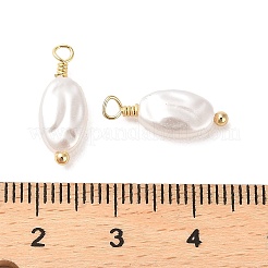 Pendenti di perle imitazione plastica abs&nbsp;KK-M266-31G