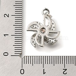 Ottone micro spianare pendenti zirconi&nbsp;KK-B122-03C-P