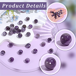 Natürliche Amethyst-Perlenstränge der Güteklasse B&nbsp;G-PA0002-59D