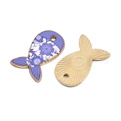 Crémaillère pendentifs en alliage placage&nbsp;FIND-H043-05LG-02