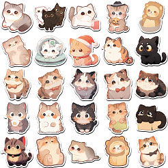 Papieraufkleber mit Cartoon-Katze&nbsp;PW-WGE7006-01