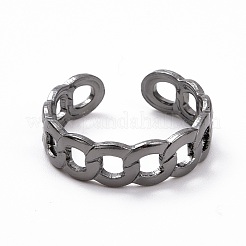 Set di anelli per polsini a forma di catena e filo avvolto&nbsp;RJEW-D116-05B