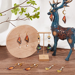 DIY-Set zur Herstellung von Ohrringen mit Schmetterlingsflügeln&nbsp;DIY-SC0020-95