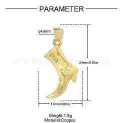 Messing Anhänger & Charms&nbsp;KK-OY001-01G-2