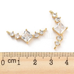 Ciondoli in ottone con pavé di zirconi chiari&nbsp;X-KK-Q789-09G