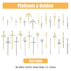 32 stücke 32 stil rack plattierung legierung große anhänger&nbsp;FIND-FH0008-06