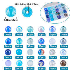 720 Stück 24 Stile gemischte Acrylperlen&nbsp;DIY-PA0002-14B