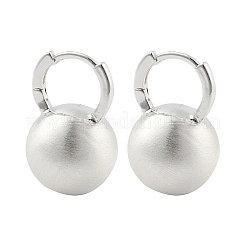 Boucles d'oreilles créoles rondes en laiton pour femmes&nbsp;EJEW-U055-06S
