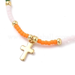 Nylon ajustable pulseras de abalorios trenzado del cordón&nbsp;BJEW-JB05624