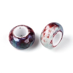 Abalorios de porcelana hechas a mano&nbsp;PORC-S498-05P