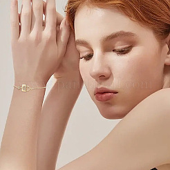 10 pièce de chaîne coulissante en laiton de 1 mm pour la fabrication de bracelets&nbsp;MAK-BBC0001-37