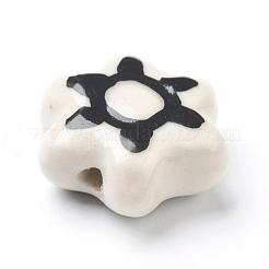 Porcelaine main perles de fleurs brins&nbsp;PORC-G006-16A