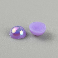 Undurchsichtige Cabochons aus Harz mit flacher Rückseite&nbsp;RESI-TAC0010-71E-03