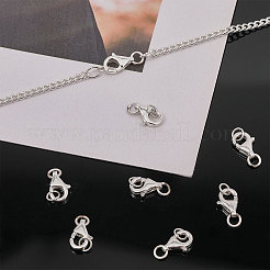8 Stück 925 Karabinerverschlüsse aus Sterlingsilber&nbsp;FIND-GL0001-54