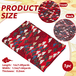 1 m Baumwollstoff im japanischen Stil&nbsp;DIY-FG0008-59A