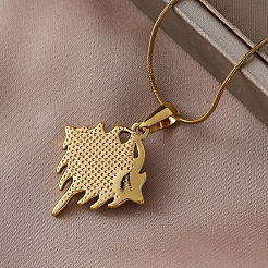 Colliers pendentif œil maléfique gothique vintage en acier inoxydable 304 blanc&nbsp;NA1572