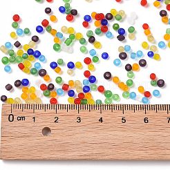 Perline di semi di vetro dai colori smerigliati&nbsp;SEED-A030-02D
