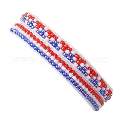 2 bracelet en perles de verre fait main&nbsp;BJEW-MZ00156