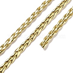 Cordon tressé en cuir PU 3 pli&nbsp;OCOR-Q059-01P