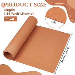 Rouleau de doublure artisanale en cuir mélangé pour sacs et pochettes&nbsp;AJEW-WH0643-143D