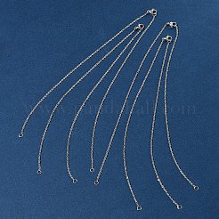 4 Stück 304 Edelstahl-Kabelkette zur Herstellung von Halsketten&nbsp;STAS-FS0001-81P