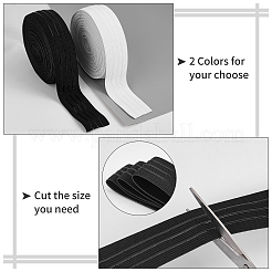 16 Yards 2 Farben elastisches Polyesterband&nbsp;EC-PH0001-27