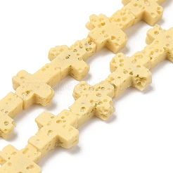 Synthetische Lavasteinperlenstränge&nbsp;G-B087-01A
