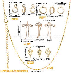 Kits de boucles d'oreilles à faire soi-même&nbsp;DIY-SC0033-99