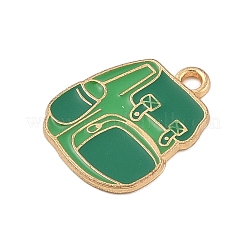 Emaille-Anhänger aus Legierung mit Campingausrüstung&nbsp;FIND-Z064-04J