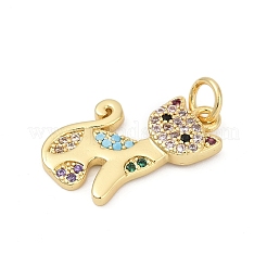 Pendenti in ottone con zirconi cubici&nbsp;KK-U062-57G
