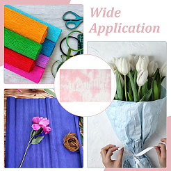 5 papier d'emballage cadeau à fleurs&nbsp;DIY-WH0671-290B