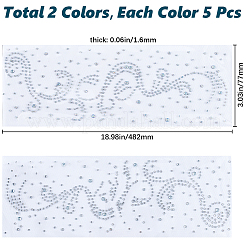 Glas Hotfix Strass&nbsp;DIY-CY0001-01H