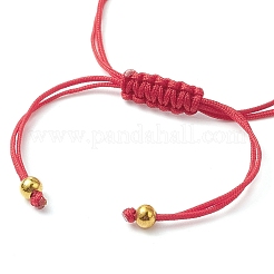 Bracelets de perles tressées en alliage émaillé sur le thème de Noël&nbsp;BJEW-JB11110