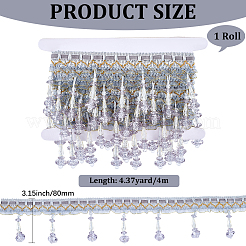 4 m Vorhangzubehör aus Polyesterseide und Kunststoff&nbsp;DIY-CY0002-10B