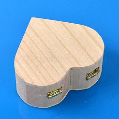 Scatola porta anelli in legno a tema San Valentino&nbsp;VALE-PW0003-04